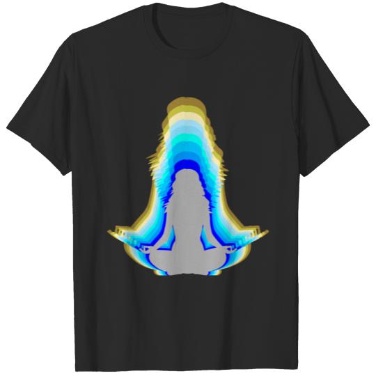 Lotus colorful Yoga T-shirt