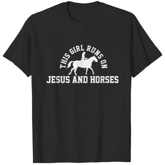 Discover Christian Horse Rider Rodeo T-shirt