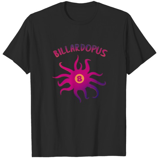 Discover Billiard Octopus 8Ball Pool Snooker T-shirt