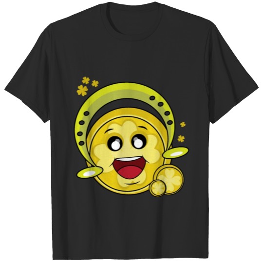 Discover Cute Yellow Clover Cartoon T-shirt