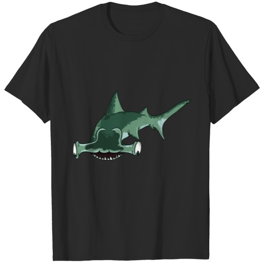 Discover Shark fish kids gift animals cool sharks cartoon T-shirt