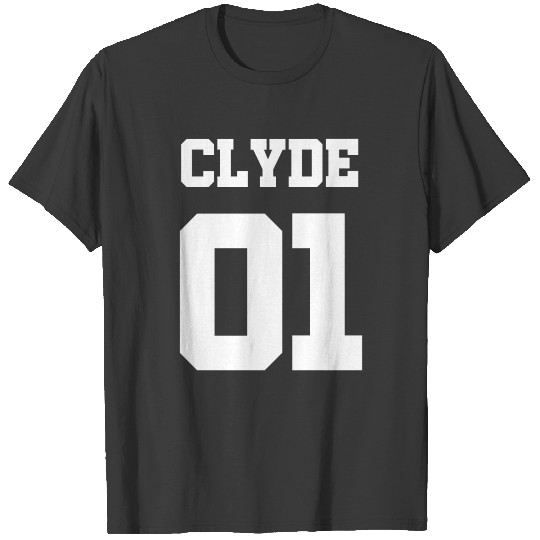 Clyde 01-Bonnie and Clyde (white) T-shirt