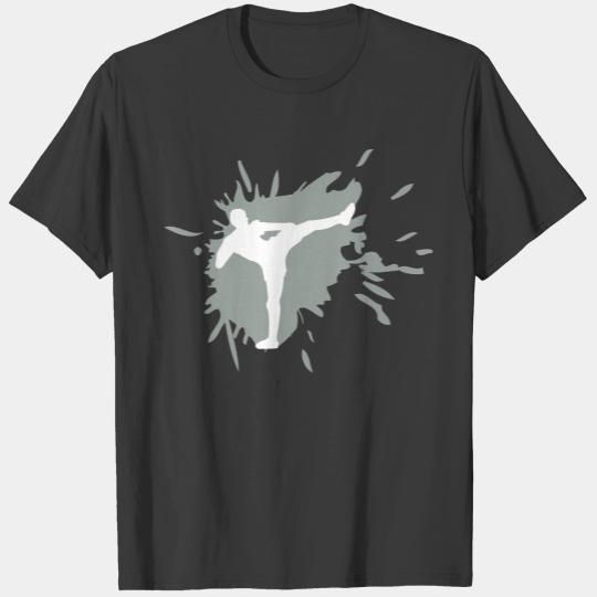 blob splatter drip graffiti color kickboxer kickbo T-shirt