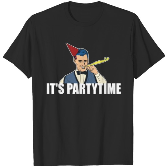 Discover It's Partytime Vintage T-shirt