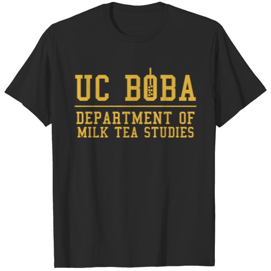 Discover UC Boba Department Of Milk Tea Studies Design T-shirt