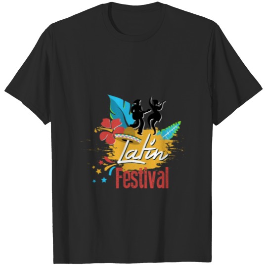 Discover Latin Music Dance American Festival T-Shirt Gift T-shirt