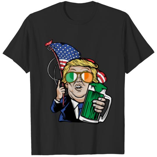 St. Patrick Day Donald Trump T-shirt