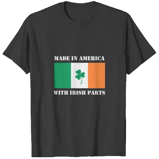Irish Shamrock Flag T-shirt