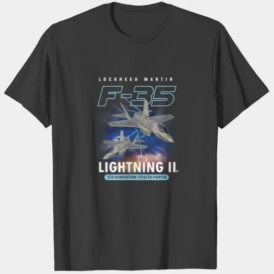 Lockheed Martin F-35A Lightning II Pilot Gift T-shirt