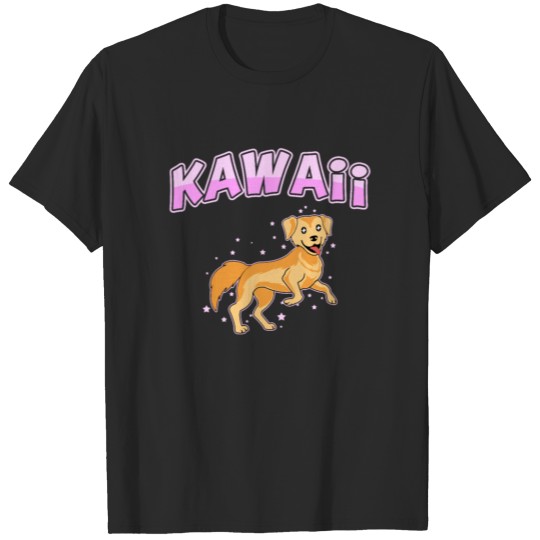 Discover Kawaii Dog Golden Retriever Funny Sweet Gift T-shirt