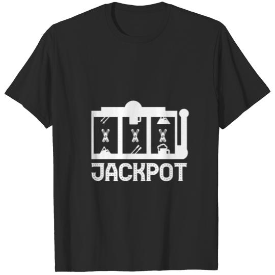 Discover Skiing Shirt - Winter Sports - Jackpot T-shirt