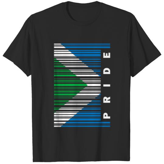 Discover Vegan Flag Pride Barcode T-shirt