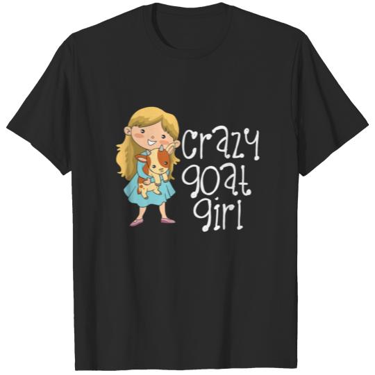 Discover Crazy Goat Girl & Gifts Idea T-shirt