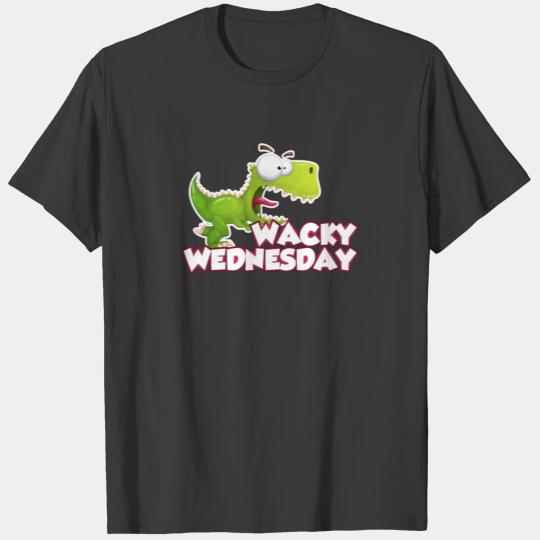 Wacky Wednesday Dinosaur Dino Gift Shirt T-shirt