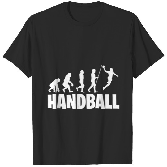 Discover Handball Ball Game Evolution Gift T-shirt