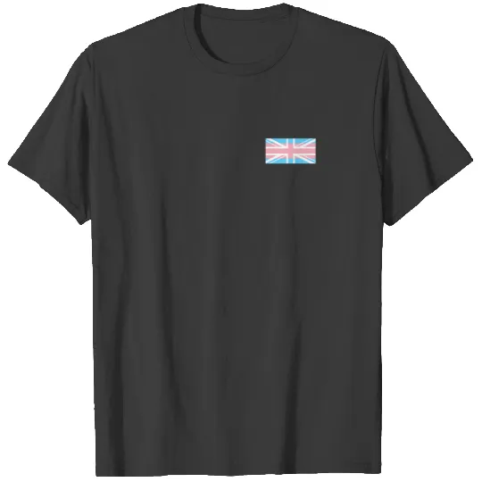 Gay Pride LGBT Trans UK Union Jack Flag Stripes T-shirt