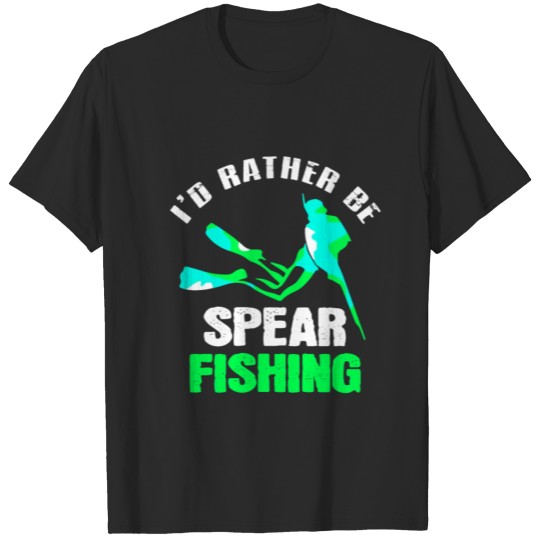 Discover Spearfishing Harpoon Hunt Dive Apnoea Freediving T-shirt