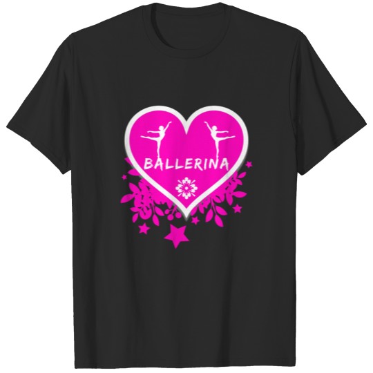 Discover Ballerina Heart / Gift Ballet Dancing T-shirt