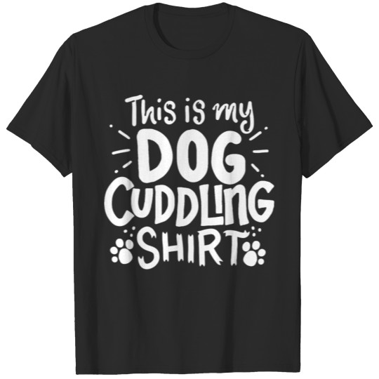 Discover Dog Cuddling Puppy T-shirt