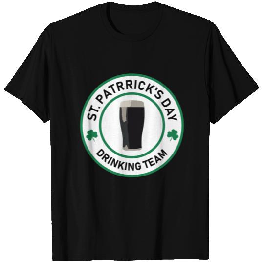 St Patricks Day - Drinking Team with beer T-shirt