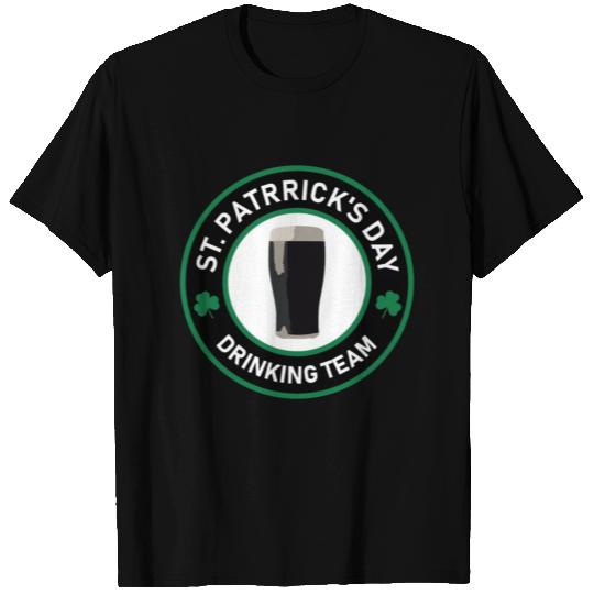 St Patricks Day - Drinking Team with beer T-shirt