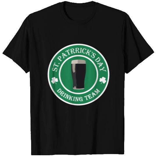St Patricks Day - Drinking Team with beer T-shirt