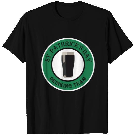 St Patricks Day - Drinking Team with beer T-shirt