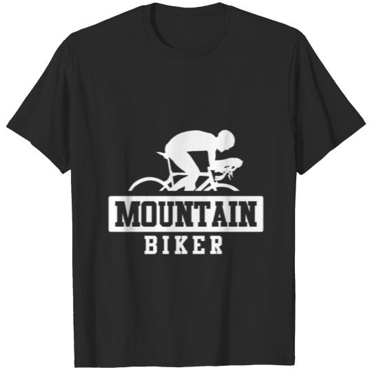 Discover Mountain Biker gift idea T-shirt
