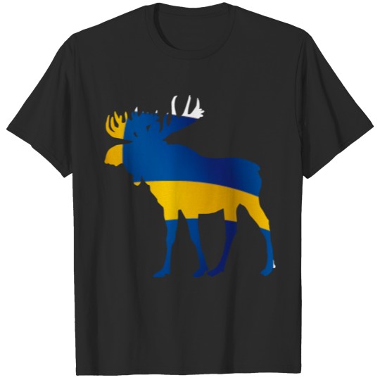 Discover Swedish moose gift idea T-shirt