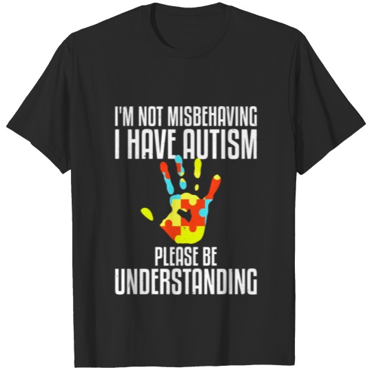 Discover Kids Kids Autism Awareness Shirt Puzzle Hand T-shirt
