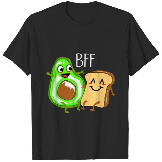 Discover Avocado Vegan Funny Guacamole Cartoon Vegetable T-shirt
