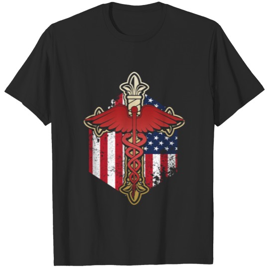 Nurse Caduceus The Greek God Hermes T-Shirt T-shirt