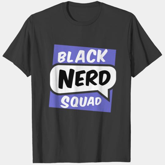 Discover Black Nerd Squad T-shirt