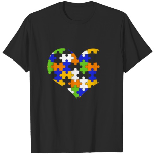 Discover Puzzle Heart T-shirt