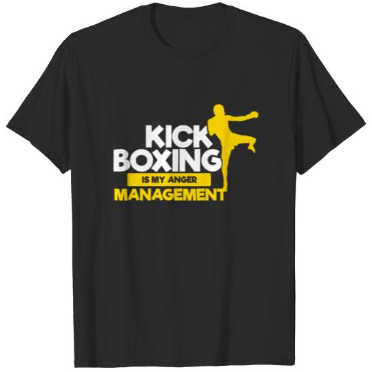 Discover KICKBOXING GIFT: Kickboxing Is My Anger Management T-shirt