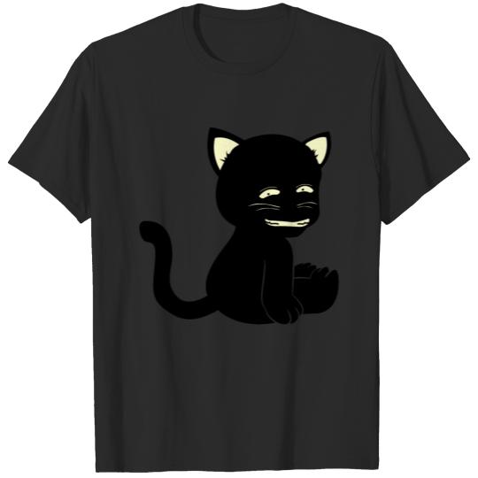 Discover evil smile cat T-shirt