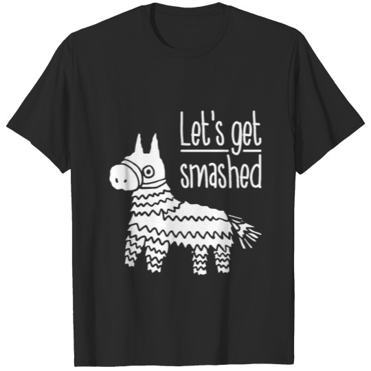Discover Let's Get Smashed Pinata Tee Funny Adult Cinco De T-shirt