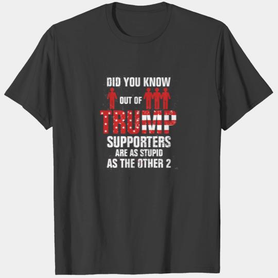 Did you know? Stupid Trump Supporters | Anti Trump T-shirt