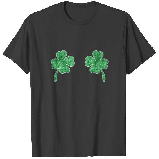 Shamrock Boobs for Women Saint Patties Day Gifts T-shirt