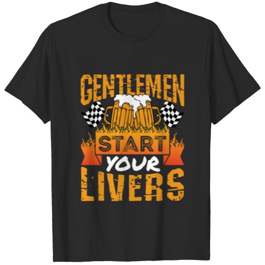 Discover Stock Car Racing Gentlemen Start Your Livers T-shirt