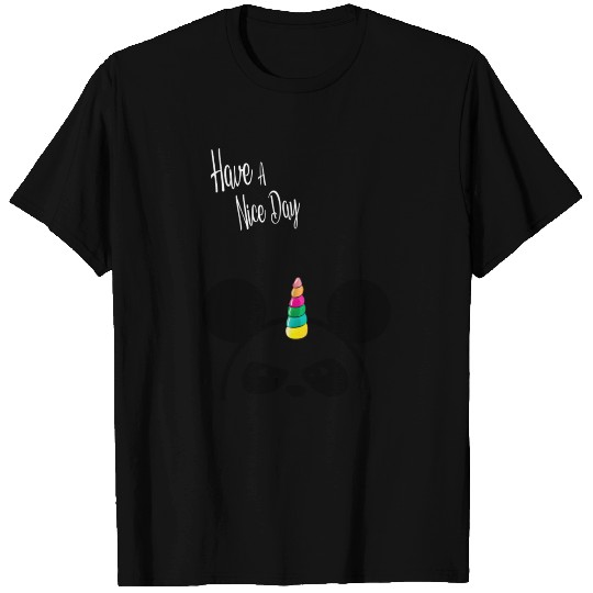 Have a nice day! - Panda white T-shirt