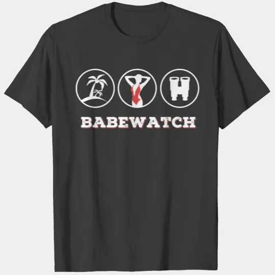 babewatch gift idea babe shirt playboy t-shirt T-shirt
