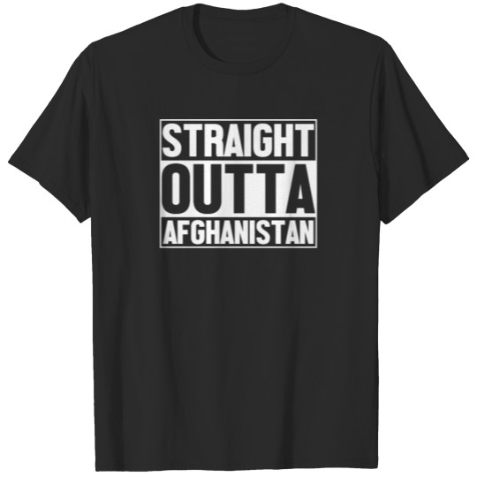 Discover Straight Outta Afghanistan Funny Tourist Holiday T-shirt