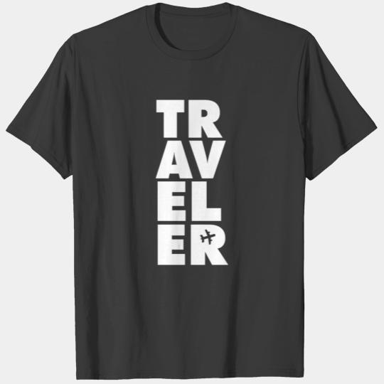 Discover Traveler Travel Holiday backpacker T-shirt