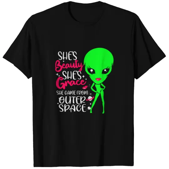 Aliens Gift Ufo Space Saucer Mars Geek Scifi Solar T-shirt