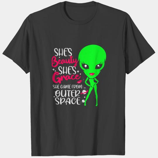 Aliens Gift Ufo Space Saucer Mars Geek Scifi Solar T-shirt