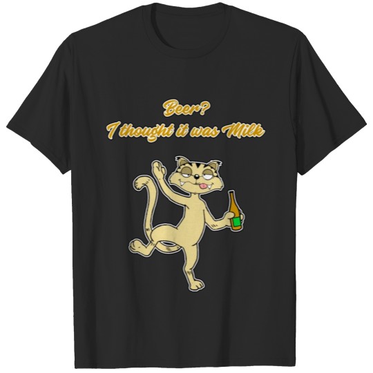 Discover Beer - Drunk Cat T-shirt