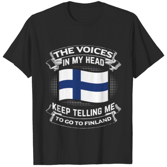 Discover Voices Say Go To Finland Vacation Holiday Gift T-shirt