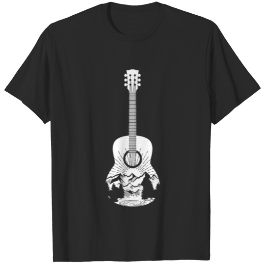 Discover Acoustic Guitar Play And Sounds T-Shirt T-shirt