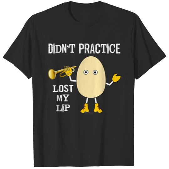 Discover Lost Lip Egghead White Text T-shirt